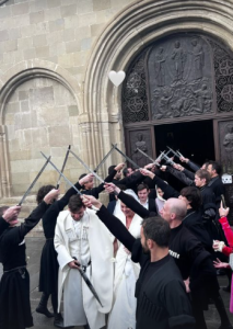 📷"სიყვარული" - ხვიჩას და ნიცას ჯვრისწერის ახალი კადრები