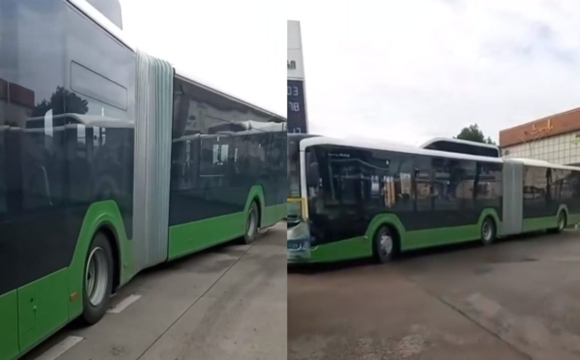 🎥”სად იმოძრავევებს და ხომ არ “გაჭედავს” ქალაქს?” – 18 მეტრიანი ავტობუსები თბილისისკენ დაიძრა