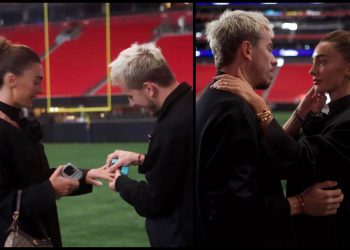 🎥 საქართველოს ნაკრების ფეხბურთელმა საბა ლობჟანიძემ „ჩცდ“-ს მსახიობს სალი კერატიშვილს ხელი სთხოვა – ნახეთ რომანტიკული კადრები