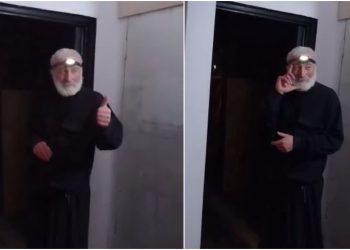 🎥 მდუმარე ბერი ნიკოლოზი ალაპარაკდა? – ვიდეომ სოც. ქსელი დაიპყრო და საზოგადოების ნაწილი აღაშფოთა