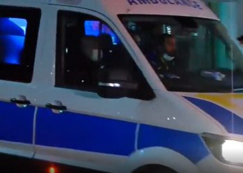 ახალგორის სოფელ ახმაჯში მიმავალი სასწრაფო დახმარების მანქანა მდინარეში ჩარჩა