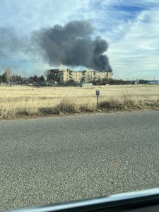 🎥 ხანძარი ვაზისუბნის დასახლებაში - რა ხდება ადგილზე