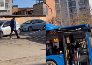 🎥 “მაკდონალდსთან განათების შნურია გზაზე, მოძრაობა პარალიზებულია” – რა ვითარებაა ამწუთებში წერეთლის გამზირზე