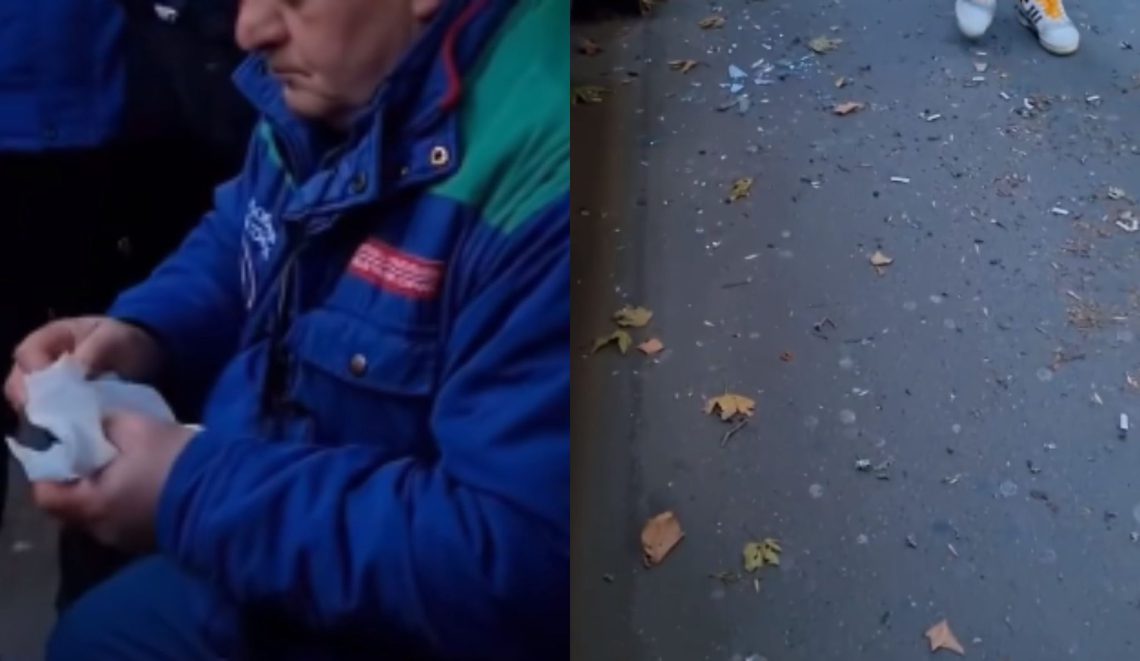 “სახლიდან შუშა ჩამოვარდა და კონტროლიორს მოხვდა თავში” – შოკისმომგვრელი კადრები ადგილიდან