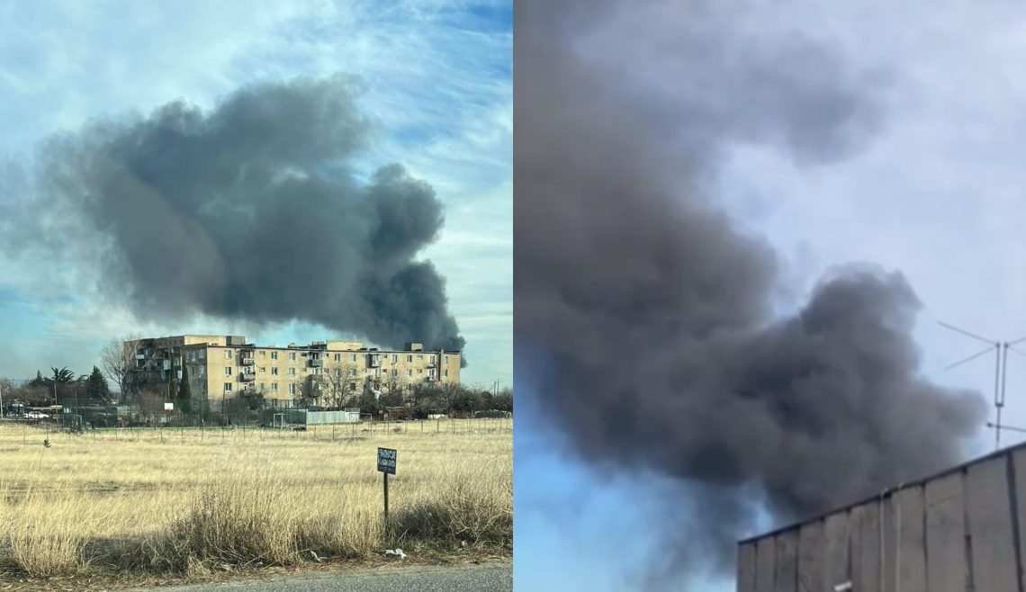 🎥 ხანძარი ვაზისუბნის დასახლებაში – რა ხდება ადგილზე