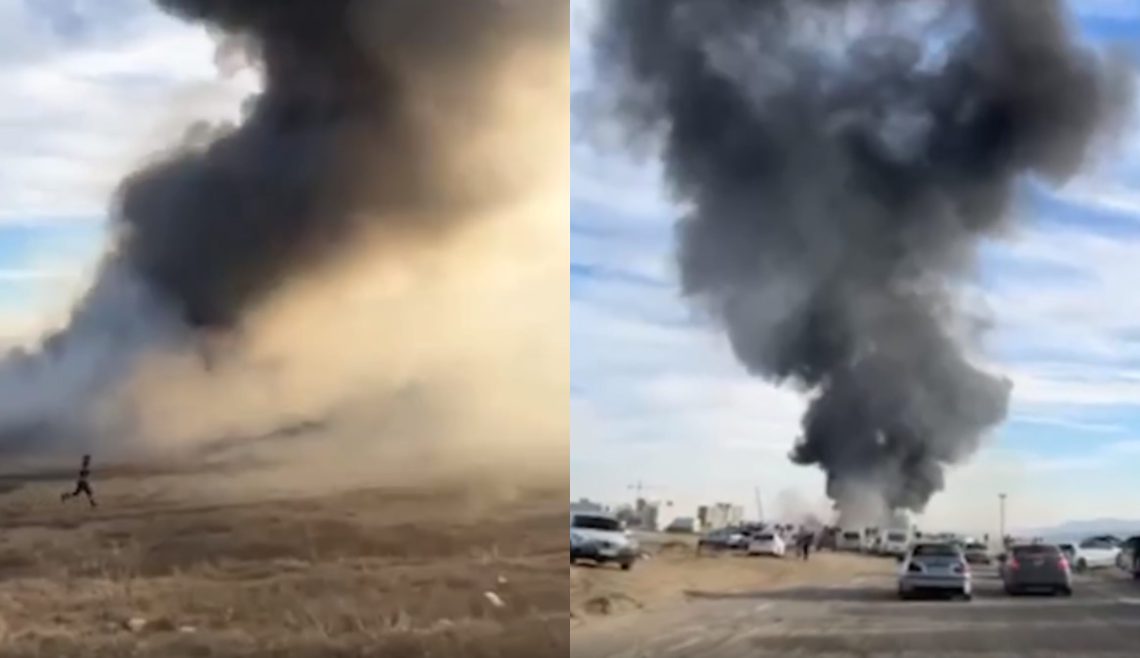 🎥 კადრები ხანძრის ადგილიდან – რა ვითარებაა ვაზისუბნის დასახლებაში