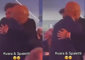 🎥 ხვიჩა კვარაცხელიას და სპალეტის ემოციური შეხვედრა სერია A-ს დაჯილდოებაზე – უახლესი კადრები