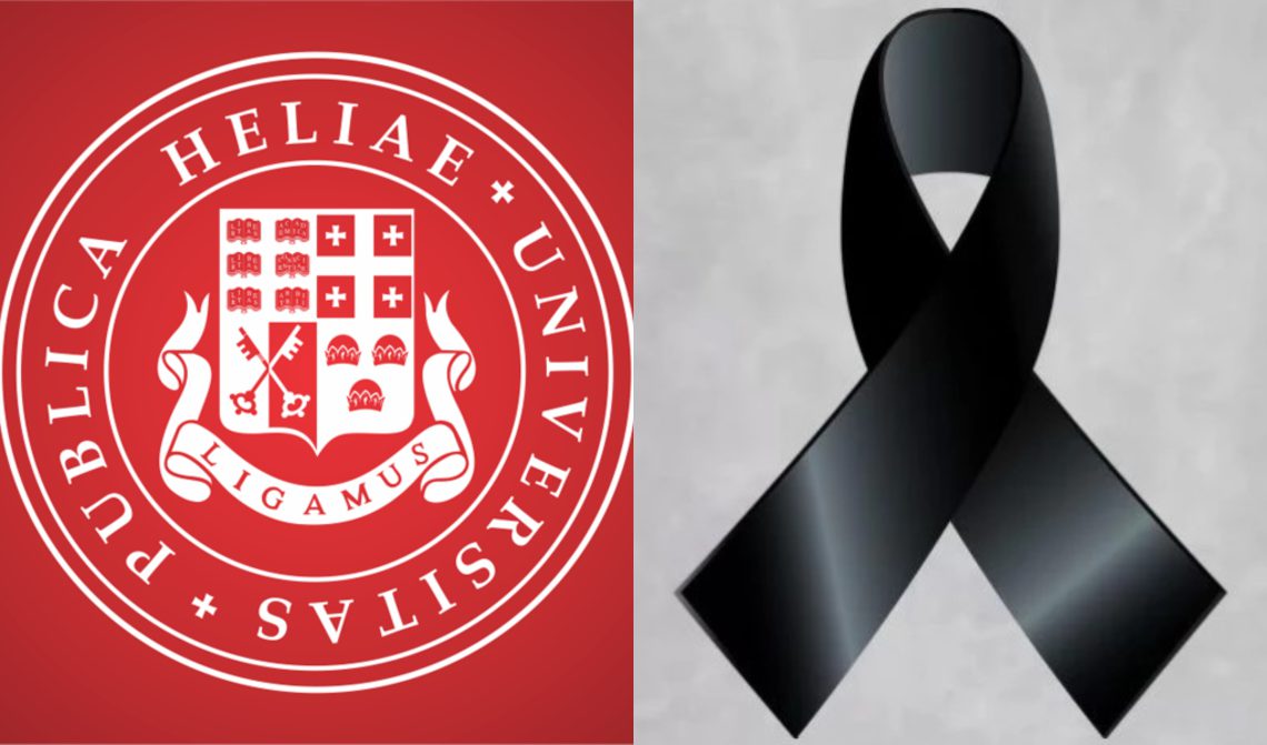 ილიას სახელმწიფო უნივერსიტეტი სამწუხარო ინფორმაციას ავრცელებს