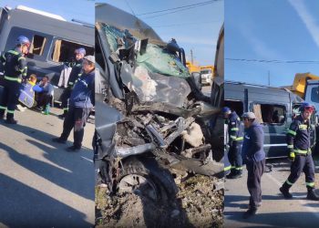 🎥ვიდეო: შემზარავი ავარია იმერეთში – მგზავრებით სავსე მარშუტი სატვორთოს დაეჯახა