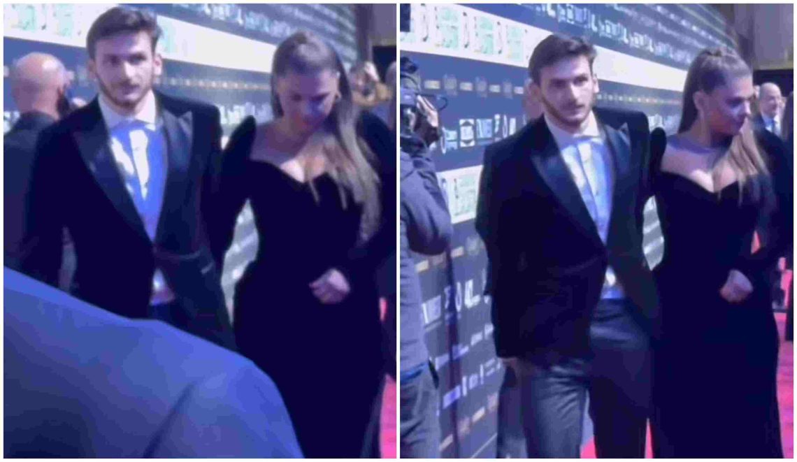 🎥ხვიჩა კვარაცხელია და ნიცა თავაძე სერია A-ს დაჯილდოების წითელ ხალიჩაზე გამოჩნდნენ