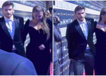 🎥ხვიჩა კვარაცხელია და ნიცა თავაძე სერია A-ს დაჯილდოების წითელ ხალიჩაზე გამოჩნდნენ