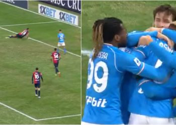 🎥კვარაცხელიამ “კალიარის“ ულამაზესი გოლი გაუტანა – ხვიჩასა და ოსიმენის შემტევი დუეტი ისევ ბრწყინავს