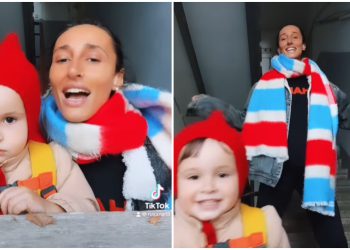 🎥„დედა-შვილობის მადლი გფარავდეთ…“ – რუსკა მაყაშვილის სახალისო ცეკვა პატარა კატოსთან ერთად