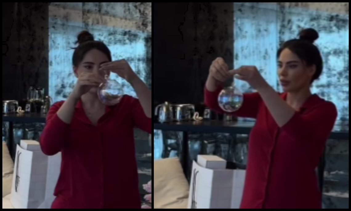 “ყველაზე უჩვეულო დიზაინი” – ნახეთ, რა ფერის ნაძვის ხე დადგა შორენა ბეგაშვილმა