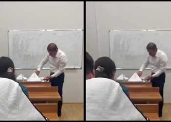 🎥 “ლექციაზე ლექტორის მოტანილი ხინკალი” – რა სახლისო ვიდეო ვრცელდება