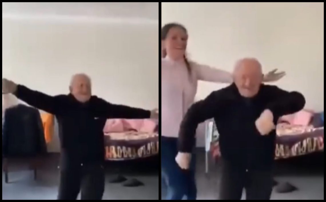 🎥 88 წლის ბაბუს შვილიშვილები ესტუმრნენ – ნახეთ, ემოციური ვიდეო