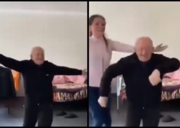 🎥 88 წლის ბაბუს შვილიშვილები ესტუმრნენ – ნახეთ, ემოციური ვიდეო