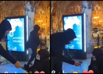 🎥 ახალგაზრდამ ქუჩაში მყოფ ბებოს ფული და ყვავილი აჩუქა – ვიდეო, რომელსაც უემოციოდ ვერ ნახავთ