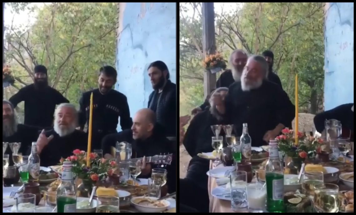 🎥 მამაოების მიერ შესრულებული იტალიური სიმღერა – ვიდეო სოც. ქსელს იპყრობს