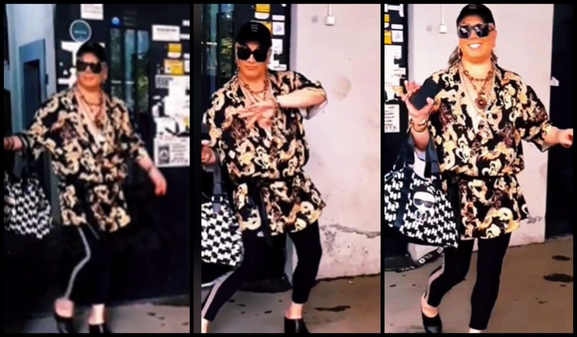 🎥 გია სურამელაშვილი Karl lagerfeld-ის ძვირადღირებული ჩანთით და ეპატაჟური იმიჯით ახლა უკვე ამერიკელების ყურადღებასაც იქცევს