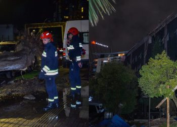 ბათუმში ქარმა სახლებს სახურავები გადახადა და ხეები მოგლიჯა – ნახეთ, რა ვითარებაა ადგილზე