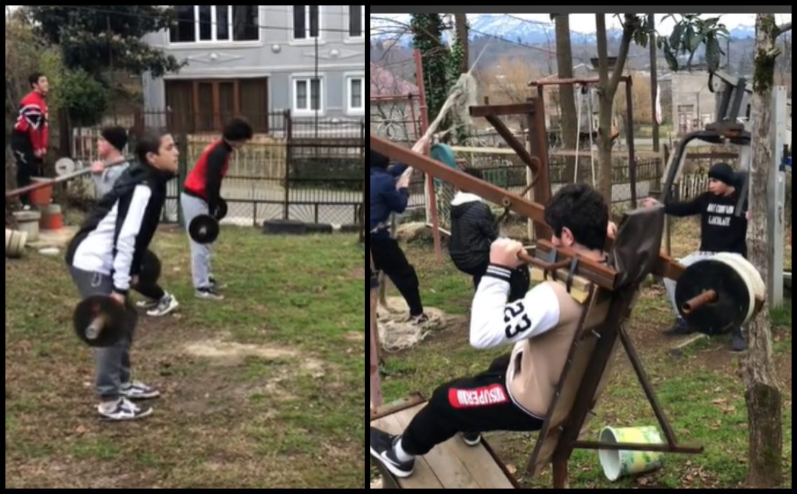 🎥 ეზოში მოწყობილი სავარჯიშო სივრცე – ვიდეომ საზოგადოება აალაპარაკა