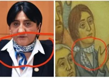 ფოტო:”„როგორც ირკვევა, ყელსახვევია არაკანონიკური”– რას წერს ჟურნალისტი