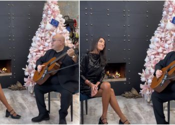 🎥„თოვლის ფანტელებო, თეთრად რომ დაფარეთ მთები“ – სოფო ჯაფარიძისა და ლაშა ღლონტის ულამაზესი შესრულება