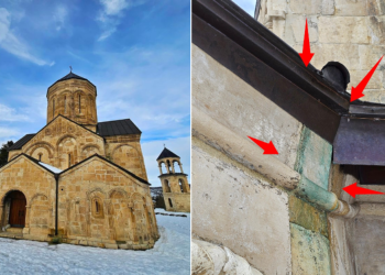 ნიკორწმინდის უნიკალური ტაძარი საფრთხეშია – ფოტოები და ვიდეო ადგილიდან