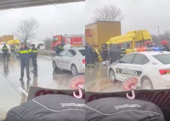 🎥რა ვითარებაა ახლა ადგილზე, სადაც შემზარავი ავარიის შედეგად, მძღოლი დაიღუპა და 4 ადამიანი დაშავდა