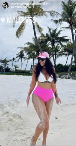 "ცეცხლოვანი ქალი..." - შორენა ბეგაშვილი მალდივებზე ისვენებს