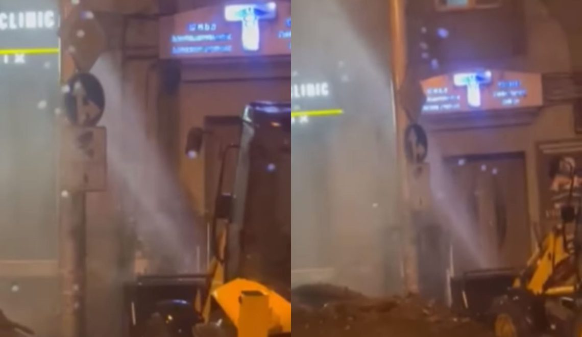 🎥”წერეთლის გამზირზე წყლის მილი ისევ გაუსკდათ” – ვიდეომ საზოგადოება აღაშფოთა