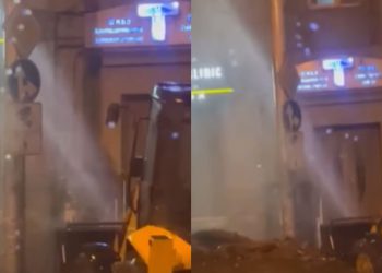 🎥”წერეთლის გამზირზე წყლის მილი ისევ გაუსკდათ” – ვიდეომ საზოგადოება აღაშფოთა