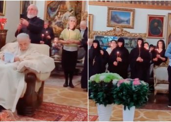 🎥„კიდევ მრავალი წელი ჩვენს უწმინდესთან ერთად“ – ახალი წლის ღამე საპატრიარქოში