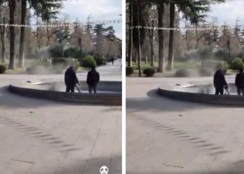 🎥”ეს არის კანონდარღვევა, იწვევს სილიკოზს, რომელიც კლავს”– რა ხდებოდა დღეს კიკვიძის პარკში