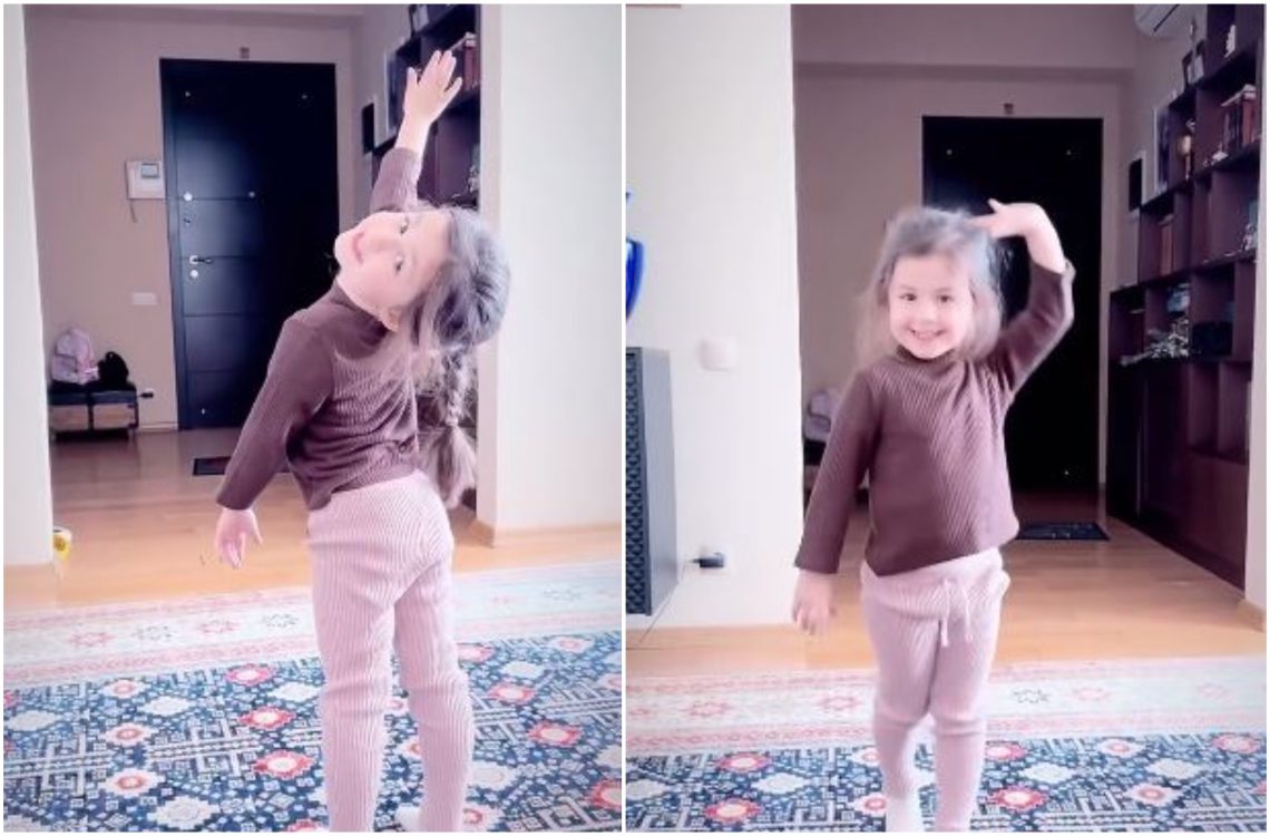 🎥„ალისკა დედის შესრულებას იმეორებს“ – ნახეთ უსაყვარლესი ვიდეო