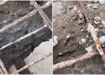 🎥”ეს დიდუბის ხიდია, აი, ასეთი ჟანგიანი არმატურა იცავდა, რომელზეც დღეში ათასობით მანქანა გადაადგილდება” – მანანა თოქმაჯიშვილი