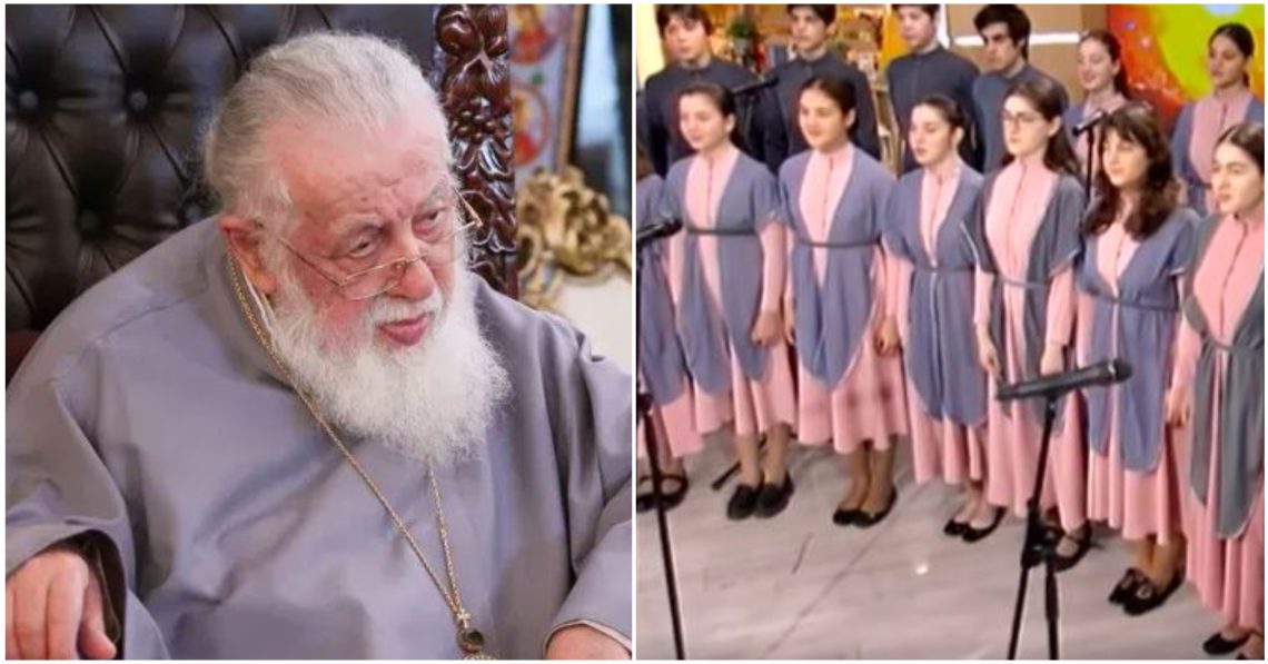 🎥პატრიარქის ნათლულები მათი ნათლიის საგალობლით – „წმინდაო ღმერთო“