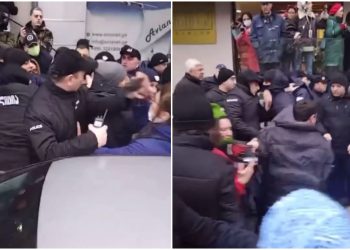 🎥”ოჯახს ასახლებენ მევახშის გამო და პოლიციის ქმედებას უყურეთ” – რა ვითარებაა კეკელიძის ქუჩაზე