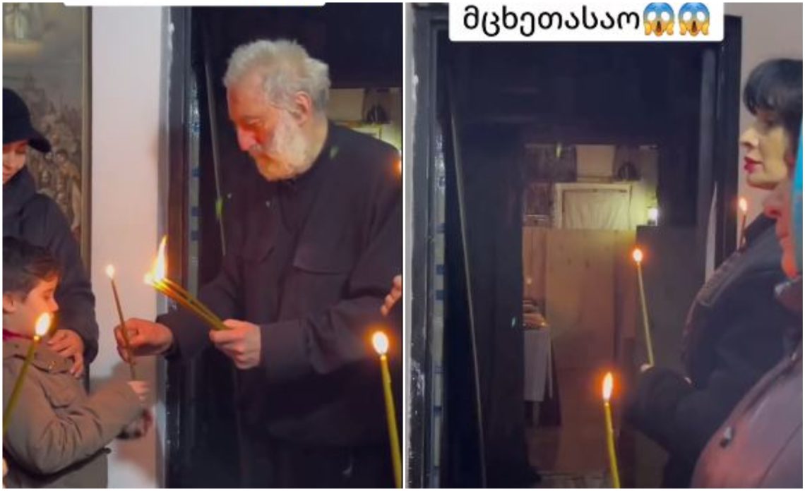 🎥 “25 დეკემბერსა ქრისტე იშვა მცხეთასაო” – მამა ნარიმანს მრევლმა საშობაოდ უმღერა