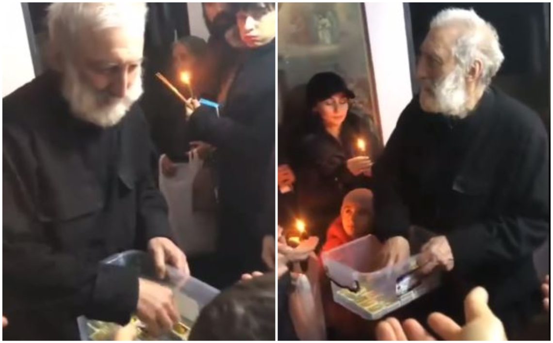 🎥 “ასანთი ყველას” – მდუმარე ბერმა მრევლს ასანთი დაურიგა