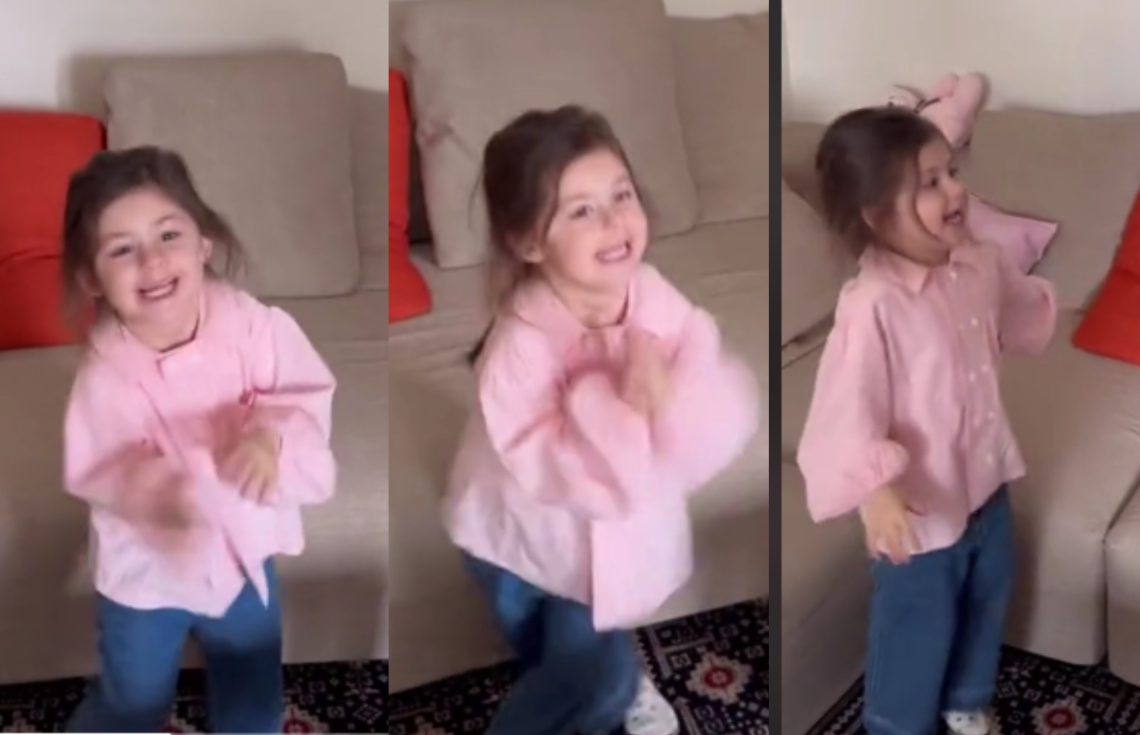 🎥 “დილიდან ასჯერ მოვისმინეთ” – ნოდიკო ტატიშვილის სიმღერაზე აცეკვებული უსაყვარლესი ელის მარია