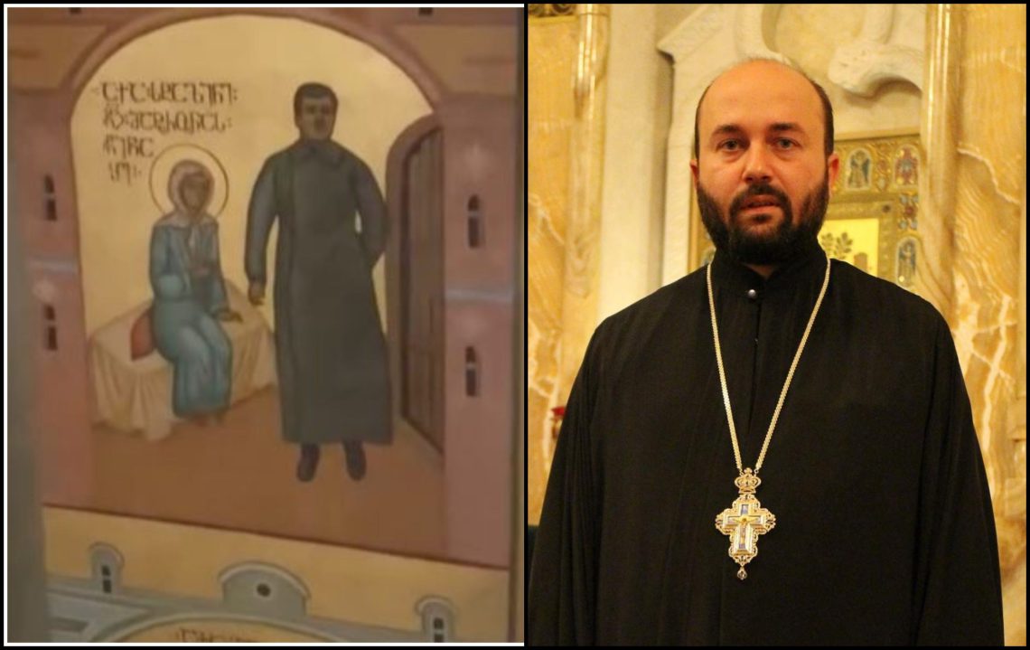 “მართლმადიდებლური კანონიკის მიხედვით არაკანონიკური და მკრეხელური ხატი უნდა დაიწვას!” – დეკანოზი ილია ჭიღლაძე სტალინის ხატზე