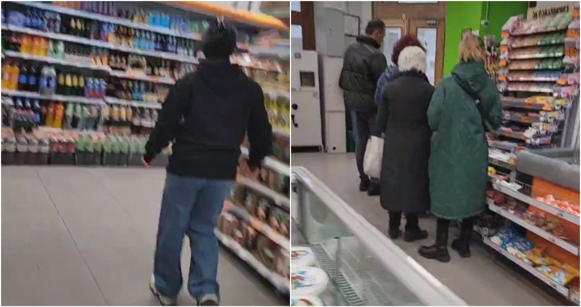 🎥”შენ ვის არტყამ ხელს, ქალო?” – სუპერმარკეტში მაღაზიის თანამშრომელი და მომხმარებელი ერთმანეთს დაუპირისპირდნენ