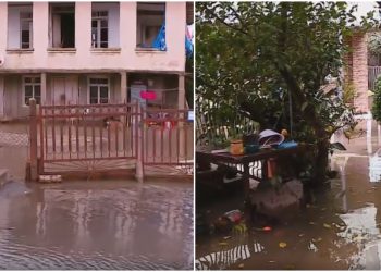 🎥სტიქია ანაკლიაში – სახლების პირველი სართულები დაიტბორა, ქარმა დააზიანა სახურავები