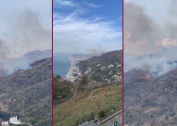 ხანძარი გონიოსთან – ცეცხლი ეკალ-ბარდებს უკიდია