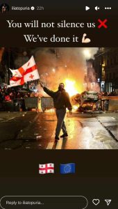 ჩემპიონი ილია თოფურიას პოსტი საქართველოს ხელისუფლების წინააღმდეგ - "მეტრონომის" ექსკლუზივი