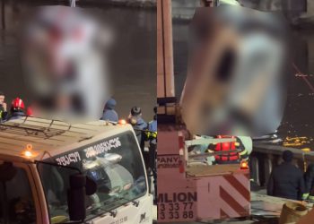 🎥 მტკვარში გადავარდნილი მანქანის ამოყვანის უმძიმესი კადრები – თბილისში, გვიან ღამით მომხდარი შემზარავი ტრაგედია