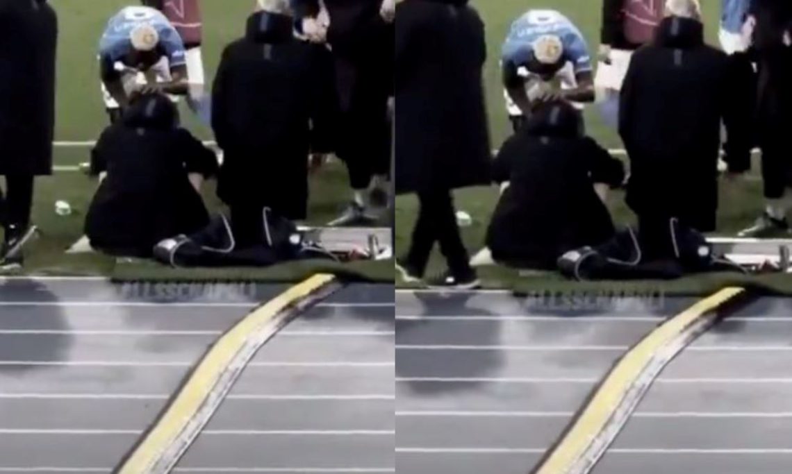 VIDEO: ის, რაც კადრში არ მოხვდა: მოედნიდან გასვლის შემდეგ ოსიმენი კვარაცხელიას ამხნევებს