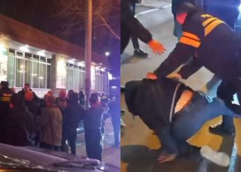 🎥ამ წუთებში რესტორნის სტუმრები პოლიციელებს ეჩხუბებიან – რა ხდება ადგილზე?